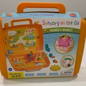 NIB Sensory on the Go Farmer's Market Playset - Orange